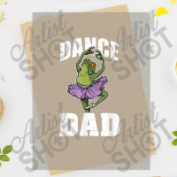 Father Father's Day Ballet Dancers Dance Frog Dtf Transfer | Artistshot