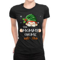 Mommy Gnome Matching Family Group Christmas Party Pajama T Shirt Ladies Fitted T-shirt | Artistshot