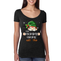 Mommy Gnome Matching Family Group Christmas Party Pajama T Shirt Women's Triblend Scoop T-shirt | Artistshot