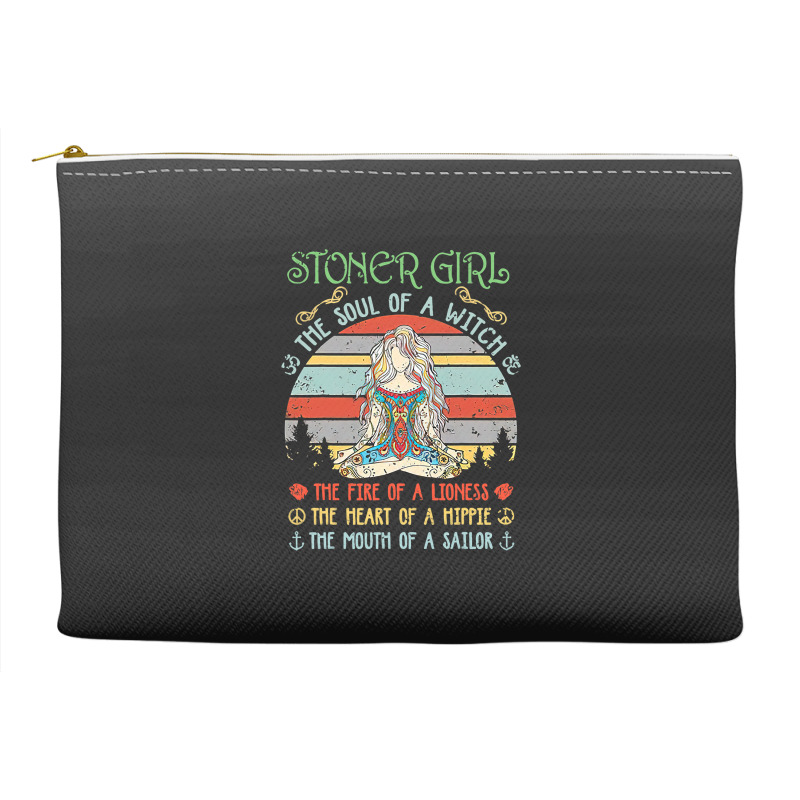 Stoner Girl Soul Of A Witch Mouth Of A Sailor Accessory Pouches | Artistshot