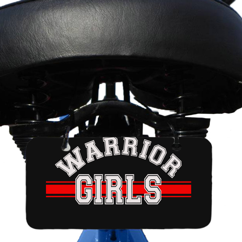 Warrior Girls 2 Bicycle License Plate | Artistshot