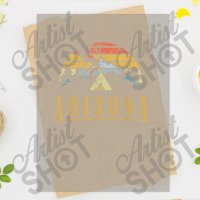 Vintage Arizona Mountains Camping Campfire Retro T Dtf Transfer | Artistshot