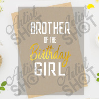 Brother Of The Birthday Girl Gift Dtf Transfer | Artistshot