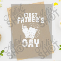 First Father's Day Daddy Father's Day Holiday Premium T Shirt Dtf Transfer | Artistshot