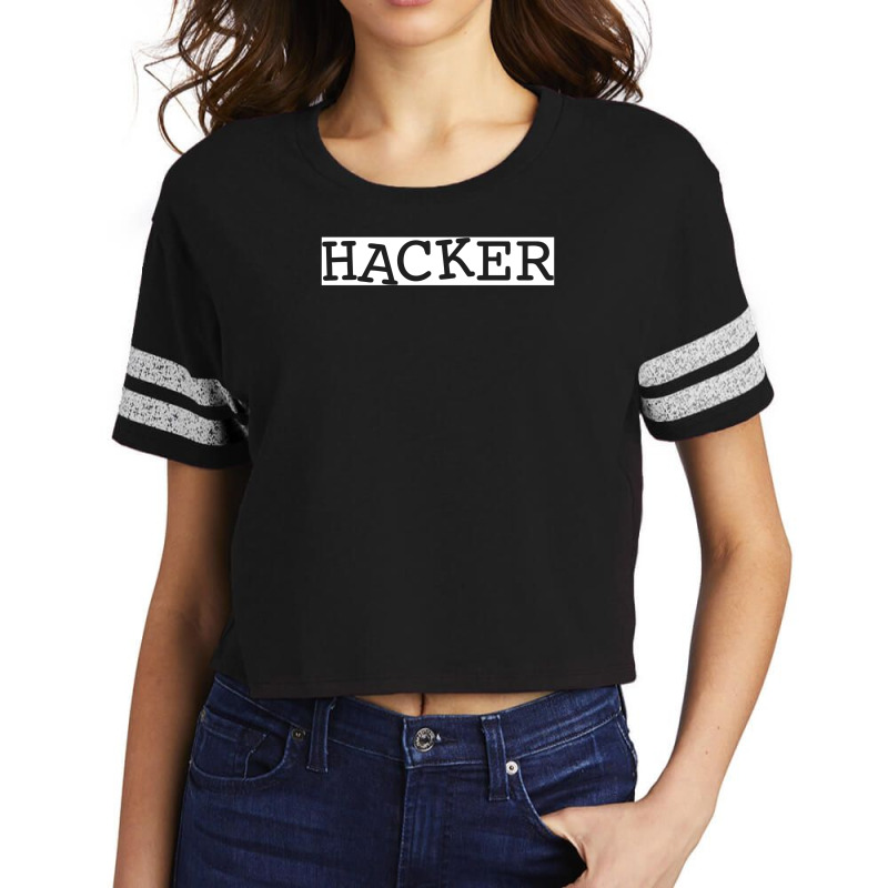 Hacker Funny Scorecard Crop Tee | Artistshot