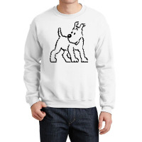 Tintin Snowy Dog Crewneck Sweatshirt | Artistshot