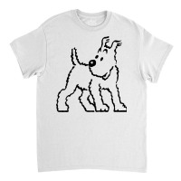 Tintin Snowy Dog Classic T-shirt | Artistshot