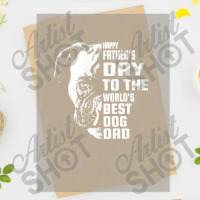 Boxer Happy Father's Day To The Best Dog Dad Fathers Day Premium Dtf Transfer | Artistshot