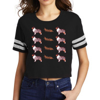 Australian Shepherd Dog Pattern T  Shirt Australian Shepherd Dog Cute Scorecard Crop Tee | Artistshot