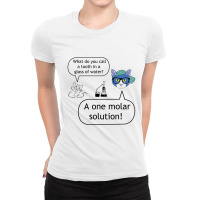 One Molar Solution Tooth Ladies Fitted T-shirt | Artistshot