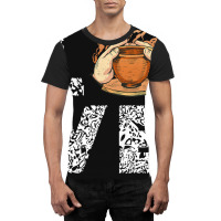 Pottery Leopard Love Ceramics Artist Pot Making Lo Graphic T-shirt | Artistshot