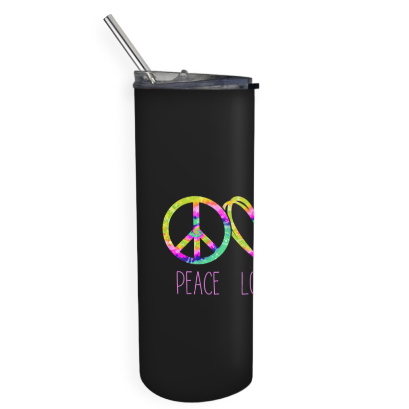 Pottery Ceramics Artist Peace Love Pottery Skinny Tumbler | Artistshot