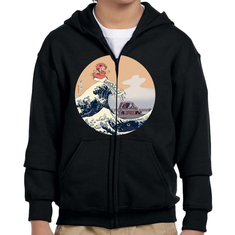 Studio Ghibli Youth Zipper Hoodie by mazikos | Artistshot