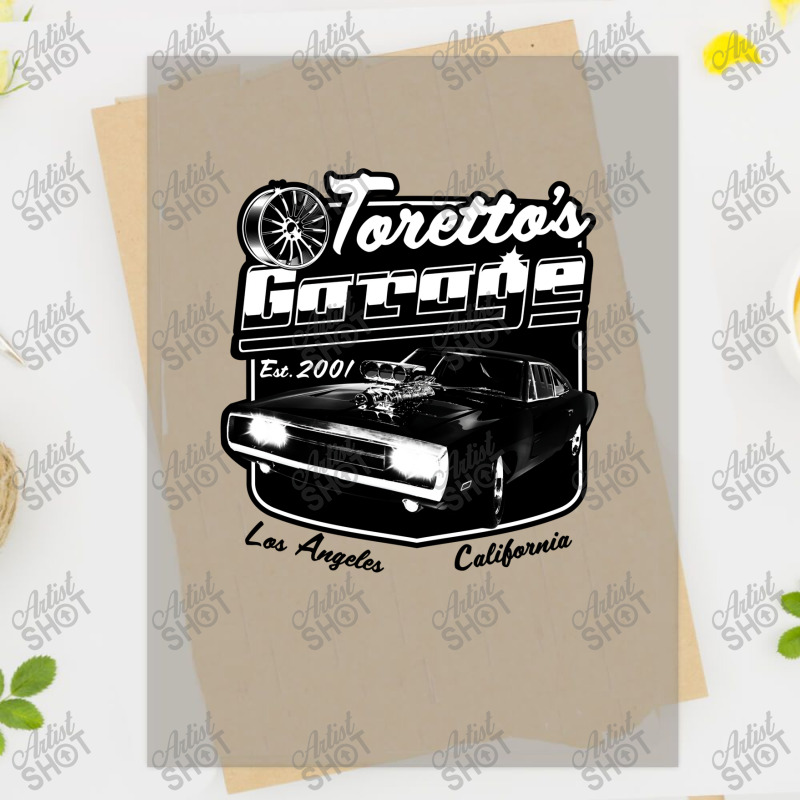 Toretto's Garage   Los Angeles DTF Transfer by mattyyboydeq | Artistshot