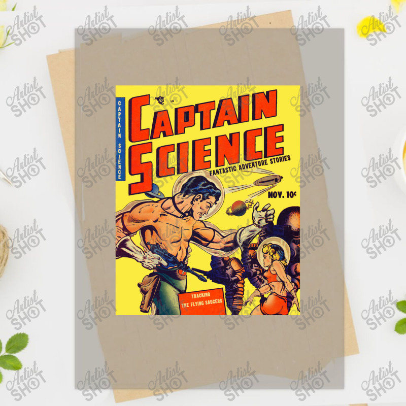 Captain Science   Fantastic Adventure Stories Dtf Transfer | Artistshot