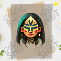 Copy Of Copy Of Mayan Luchador Warrior Woman 4 Dtf Transfer | Artistshot