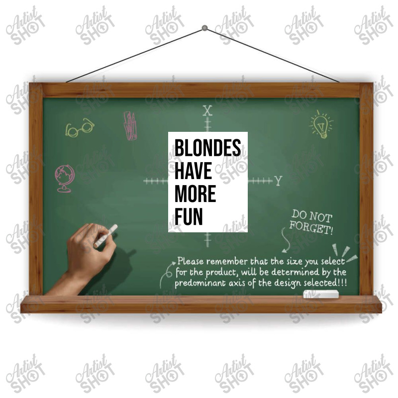 Blondes Have More Fun Poster Copy Copy Copy Dtf Transfer | Artistshot