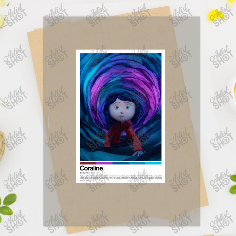 Coraline Animation Movie Print Poster Copy Dtf Transfer | Artistshot