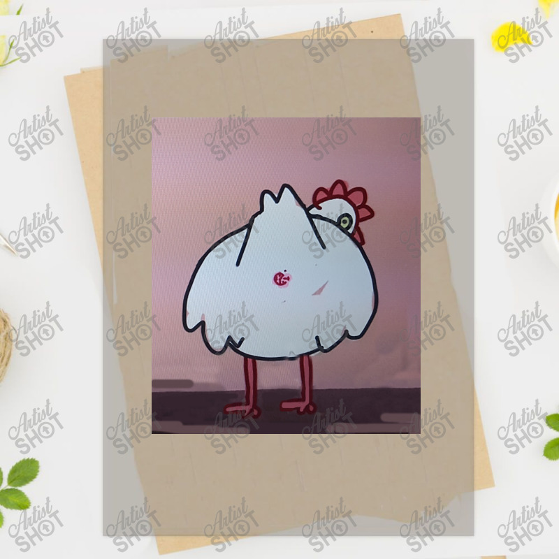 Chicken Butt Poster Copy Dtf Transfer | Artistshot