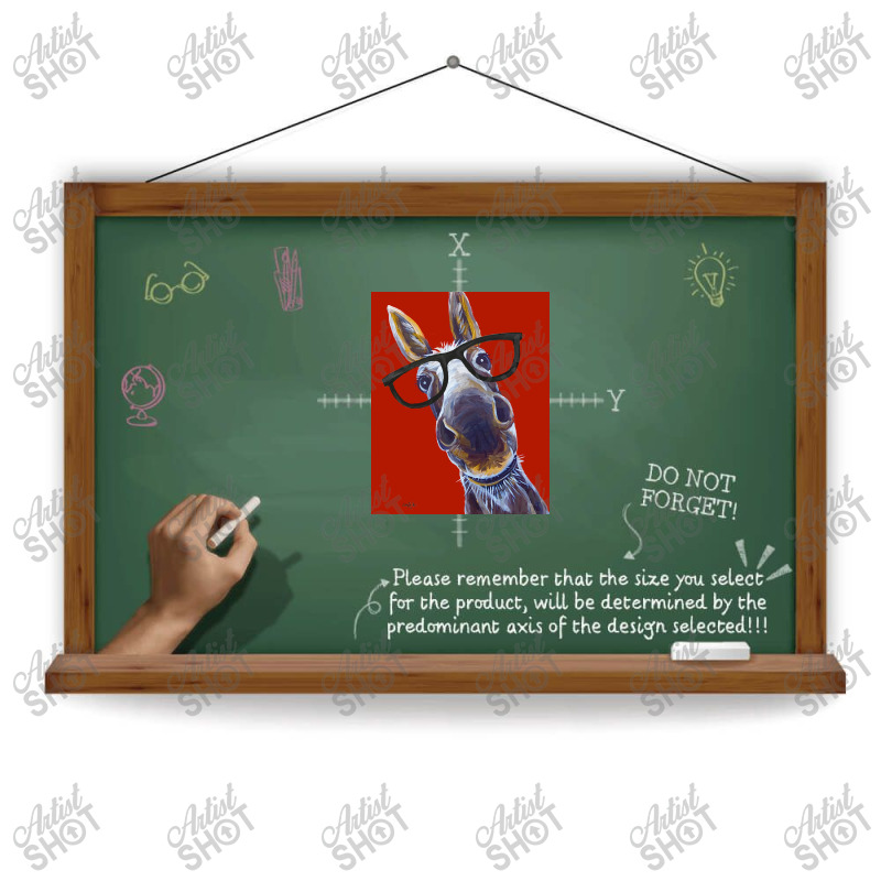 Donkey With Glasses Art, Funny Jack Ass Art Poster Copy Dtf Transfer | Artistshot