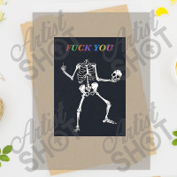 Fu Skeleton Poster Copy Dtf Transfer | Artistshot