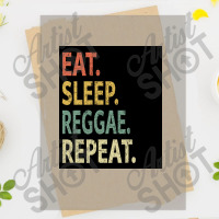 Eat Sleep Reggae Repeat Poster Dtf Transfer | Artistshot