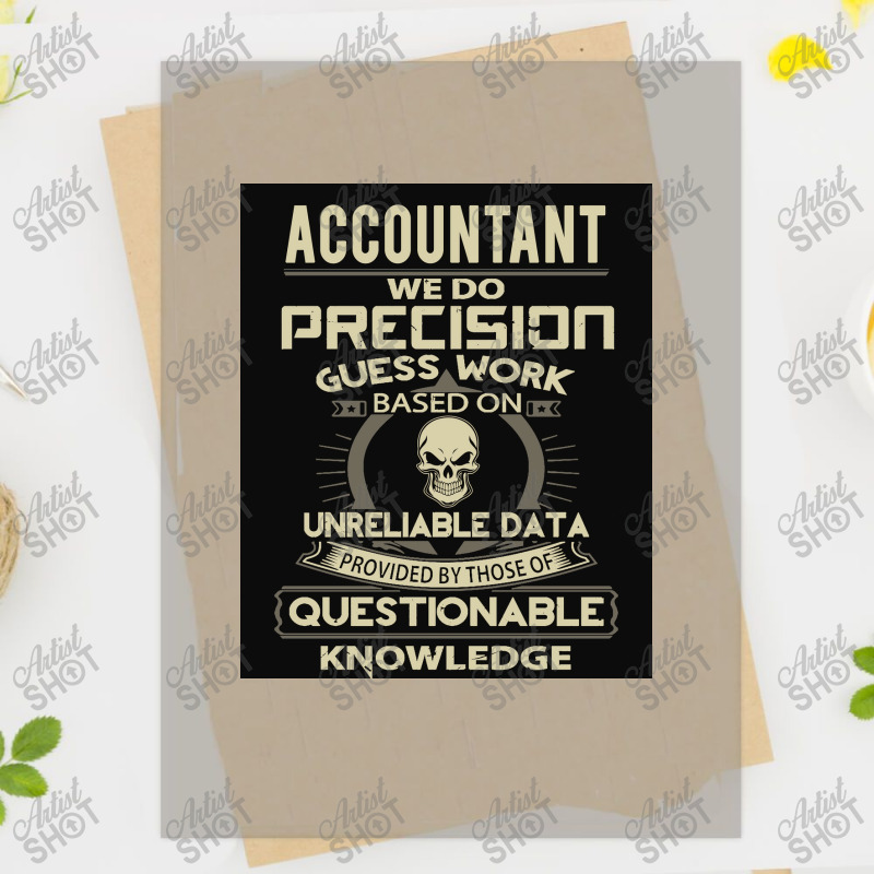 Accountant Knowledge Poster Dtf Transfer | Artistshot