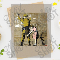 Banksy Girl Searching Soldier Poster Dtf Transfer | Artistshot