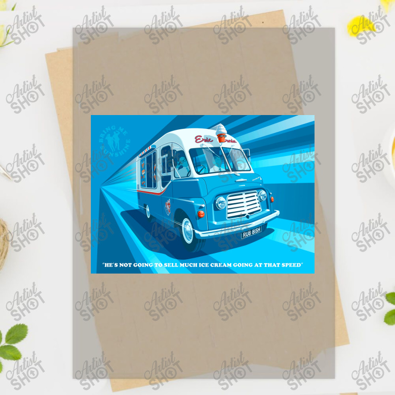 Morecambe And Wise Ice Cream Van Poster Dtf Transfer | Artistshot