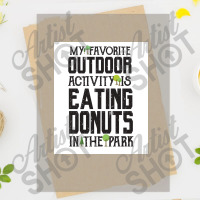 Favorite Outdoor Activity   Eating Donut At The Park   Funny Food Dess Dtf Transfer | Artistshot