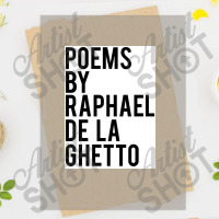 Raphael De La Ghetto  Poster Copy Copy Dtf Transfer | Artistshot