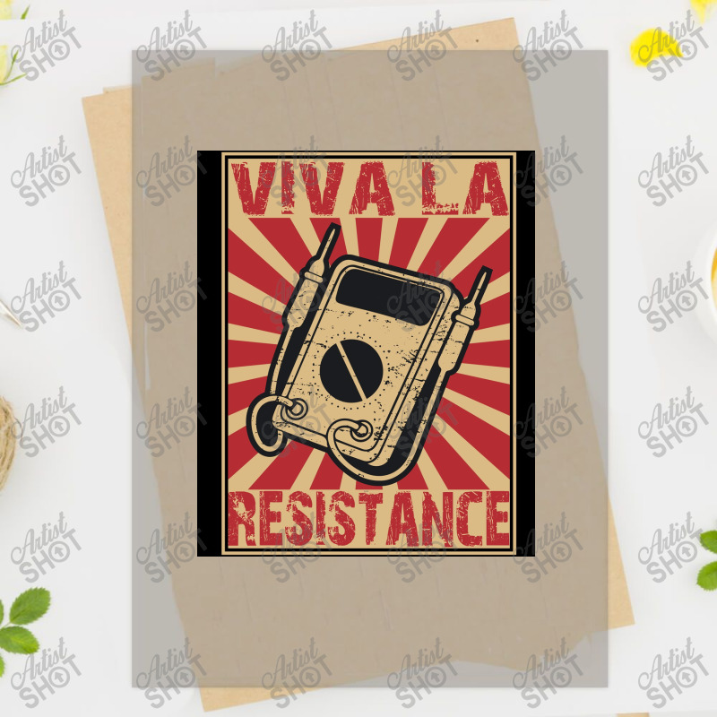 Funny Vintage Viva La Resistance Retro Color Woodblock Design Poster C Dtf Transfer | Artistshot