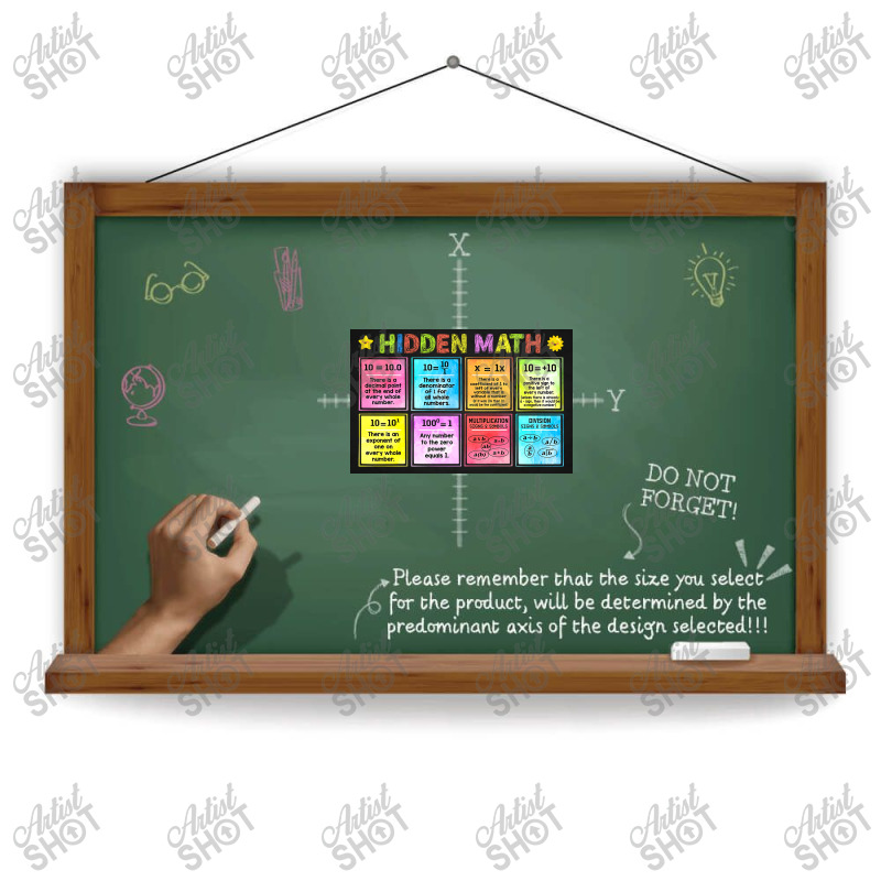 Math Classroom Poster, Hidden Math, Math Lover, Back To School, Welcom Dtf Transfer | Artistshot