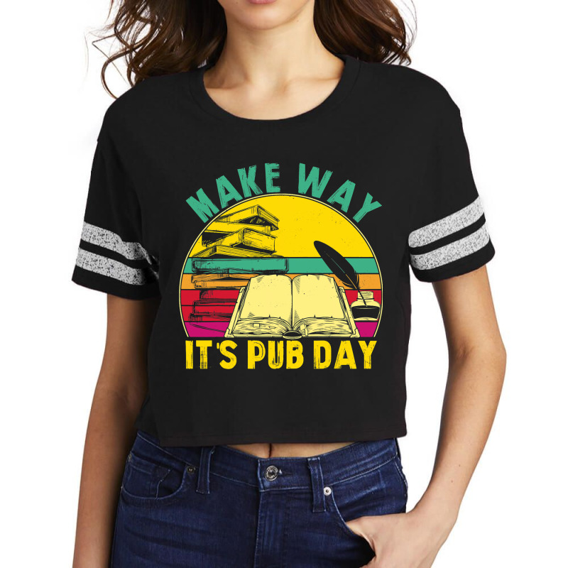 Novel Writer Pub Day Just Published Author Publish Scorecard Crop Tee by GrayceMeekin | Artistshot