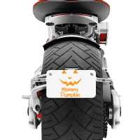 Mommy Pumpkin Halloween Family Matching Pumpkin Mom Lover Sweatshirt Motorcycle License Plate | Artistshot