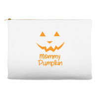 Mommy Pumpkin Halloween Family Matching Pumpkin Mom Lover Sweatshirt Accessory Pouches | Artistshot