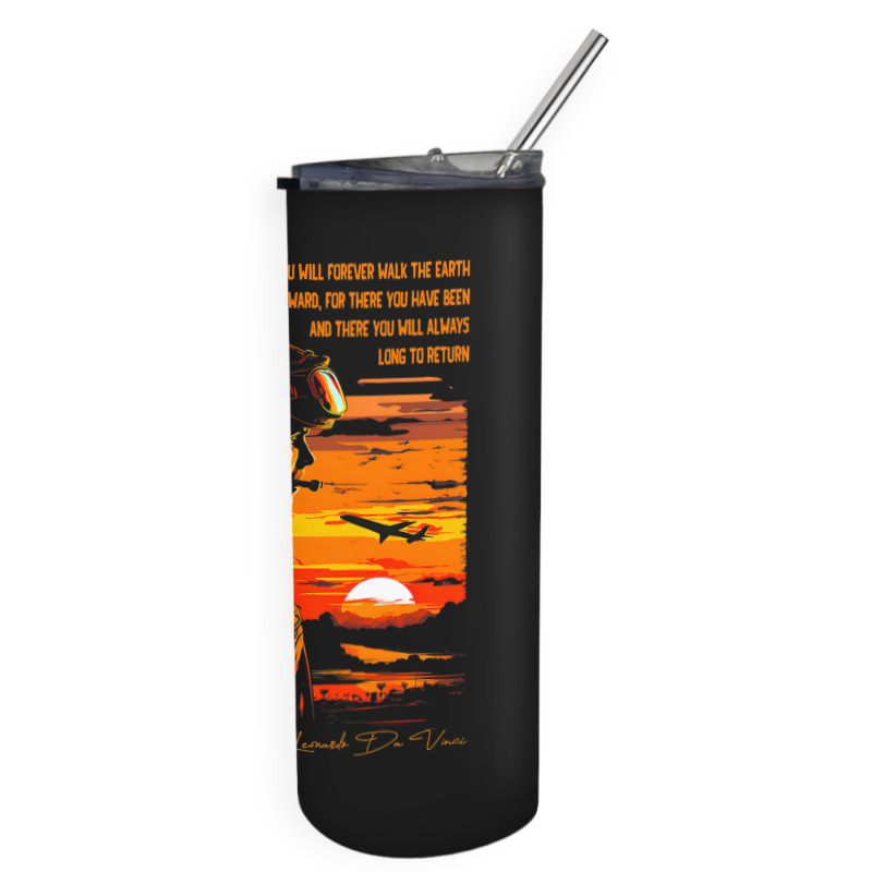 Pilot Aviation Airplane Airline Helicopter Jet And Skinny Tumbler | Artistshot