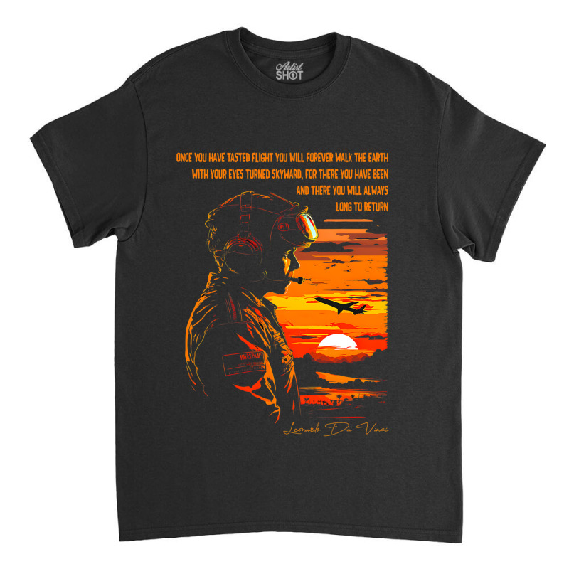 Pilot Aviation Airplane Airline Helicopter Jet And Classic T-shirt | Artistshot