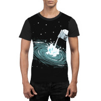 Milky Way Funny Cute Space Astronomy Galaxy Pun Gr Graphic T-shirt | Artistshot