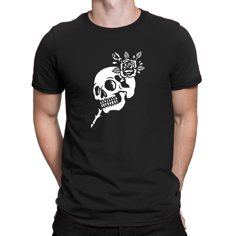 Skull Rose Art T-shirt | Artistshot