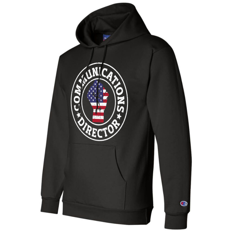 Patriotic 4th July Writer Communications Director Champion Hoodie by MartellHorgan | Artistshot