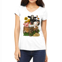 Farm Animals Wagon Women's V-neck T-shirt | Artistshot