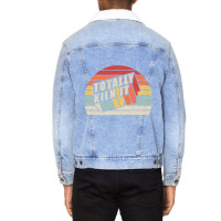 Retro Vintage Funny Pottery Ceramics Artist Totall Unisex Sherpa-lined Denim Jacket | Artistshot