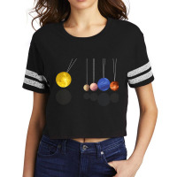 Planets Pendulum Solar System Space Science Astron Scorecard Crop Tee | Artistshot