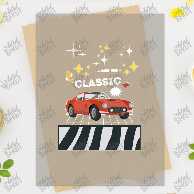 Ride On Classic Car Quote DTF Transfer by ANDREACOOPERSMITH | Artistshot