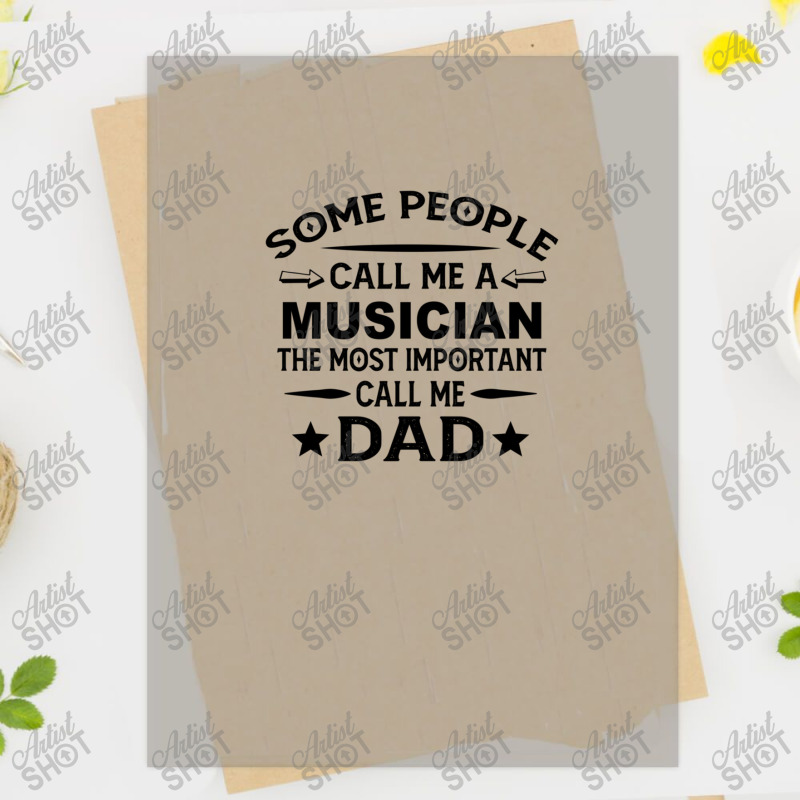 Musician Father Dad  Gift For Father's Day Musician Dad Father's Day Dtf Transfer | Artistshot