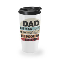 Retro Billiard Player Dad Billiards Pool Vintage G Travel Mug | Artistshot