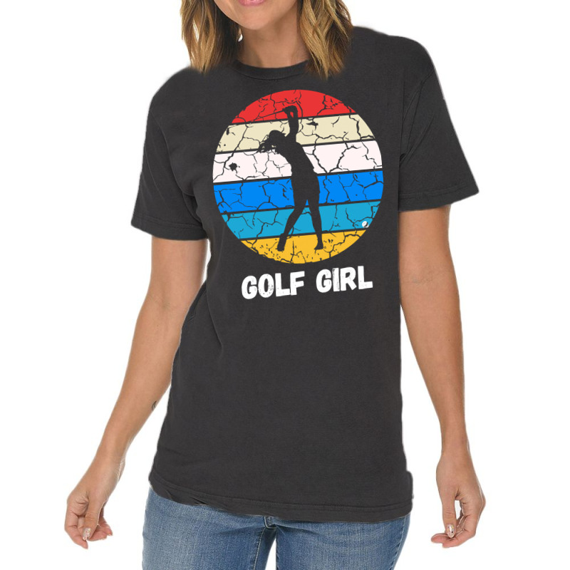 Retro Golf Sport T  Shirt Golf Girl T  Shirt Vintage T-shirt | Artistshot