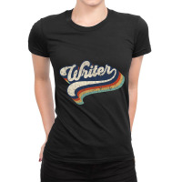 Retro Writer Authors Poets Tee For Writers 1 Ladies Fitted T-shirt | Artistshot