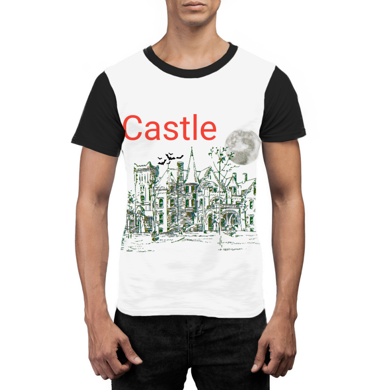 Old Castle Graphic T-shirt by ellyas | Artistshot